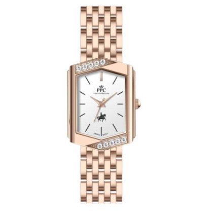 Paris Polo Club PPC-EF11-RG-WE Unique Case Design Women Watch